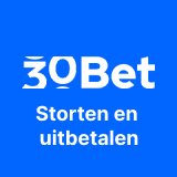 30bet Storten en uitbetalen